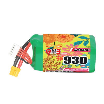 GAONENG GNB 4S 14.8V 930mAh 120C XT30 LiPo Batter