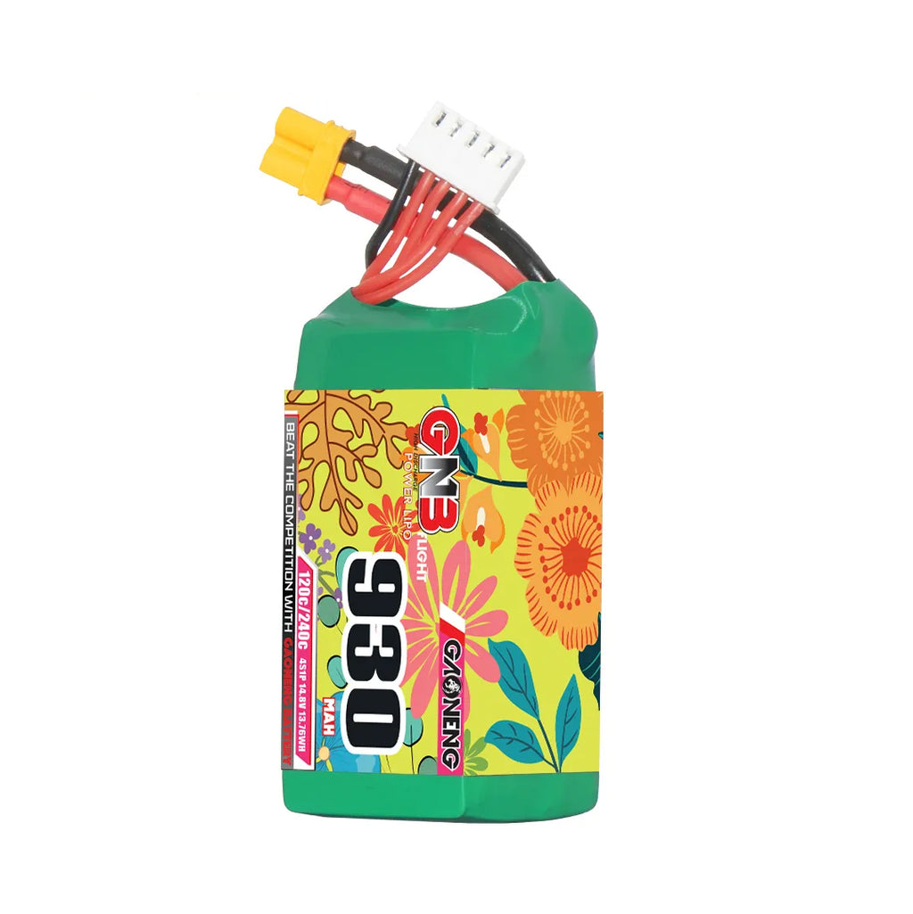 GAONENG GNB 4S 14.8V 930mAh 120C XT30 LiPo Batter