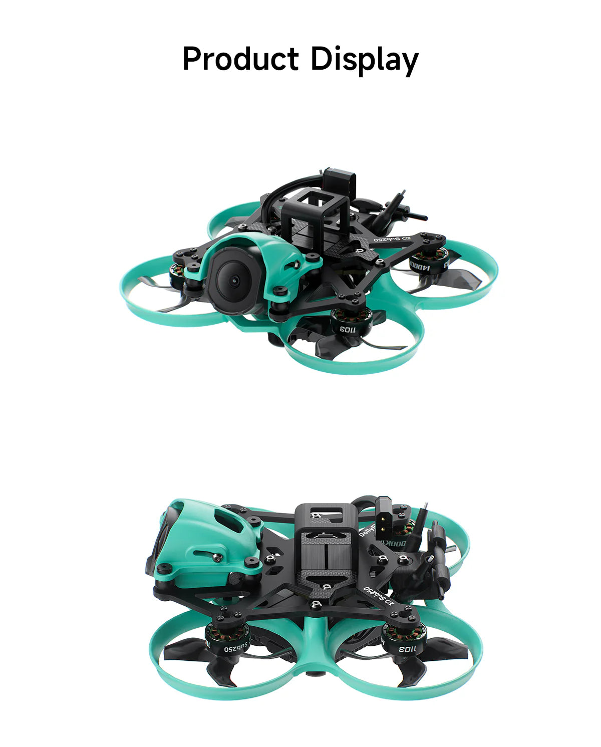 Sub250 - DollyFly16 1.6-inch HD O4 Pro 2S Whoop FPV Drone