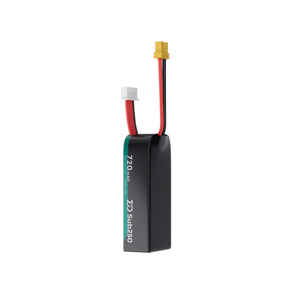 Sub250 4S 720mAh 100C Battery for Sub250 Dollyfly25 or Flywoo Explorer LR 4