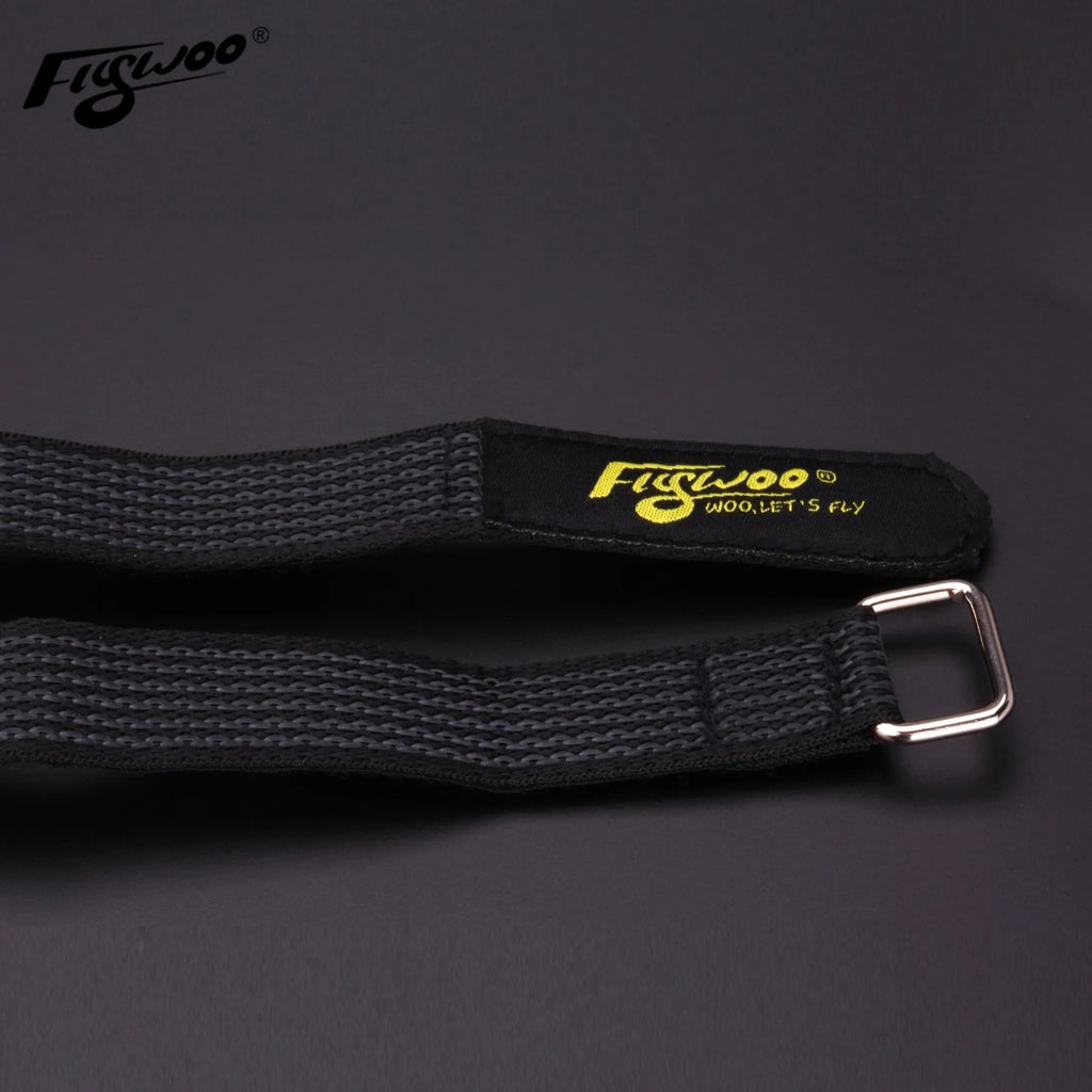 2pcs FLYWOO Kevlar Battery Strap w/ Woven Rubber Grip & Metal Buckle - 20mmx200\20mmX250