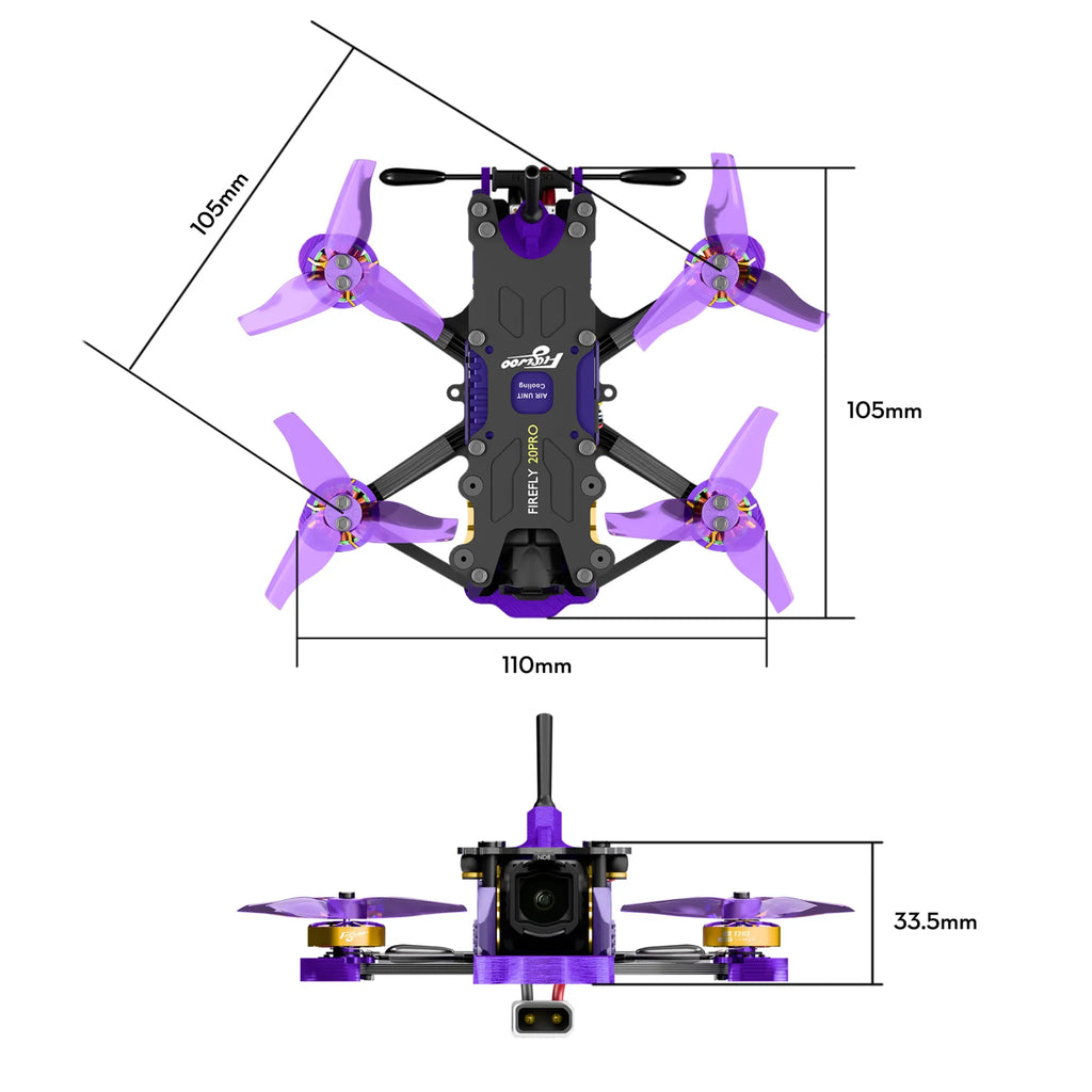 Firefly 20PRO 4S / 25MINI 3S Micro Drone kit (without vtx) PNP