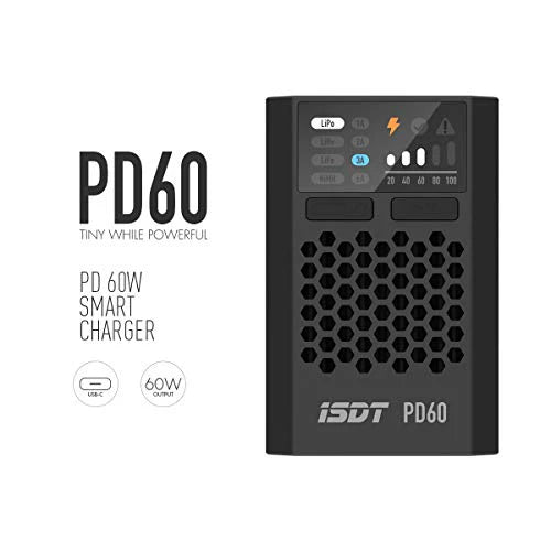 ISDT - PD60 60W 6A Lipo Balance Charger USB-C