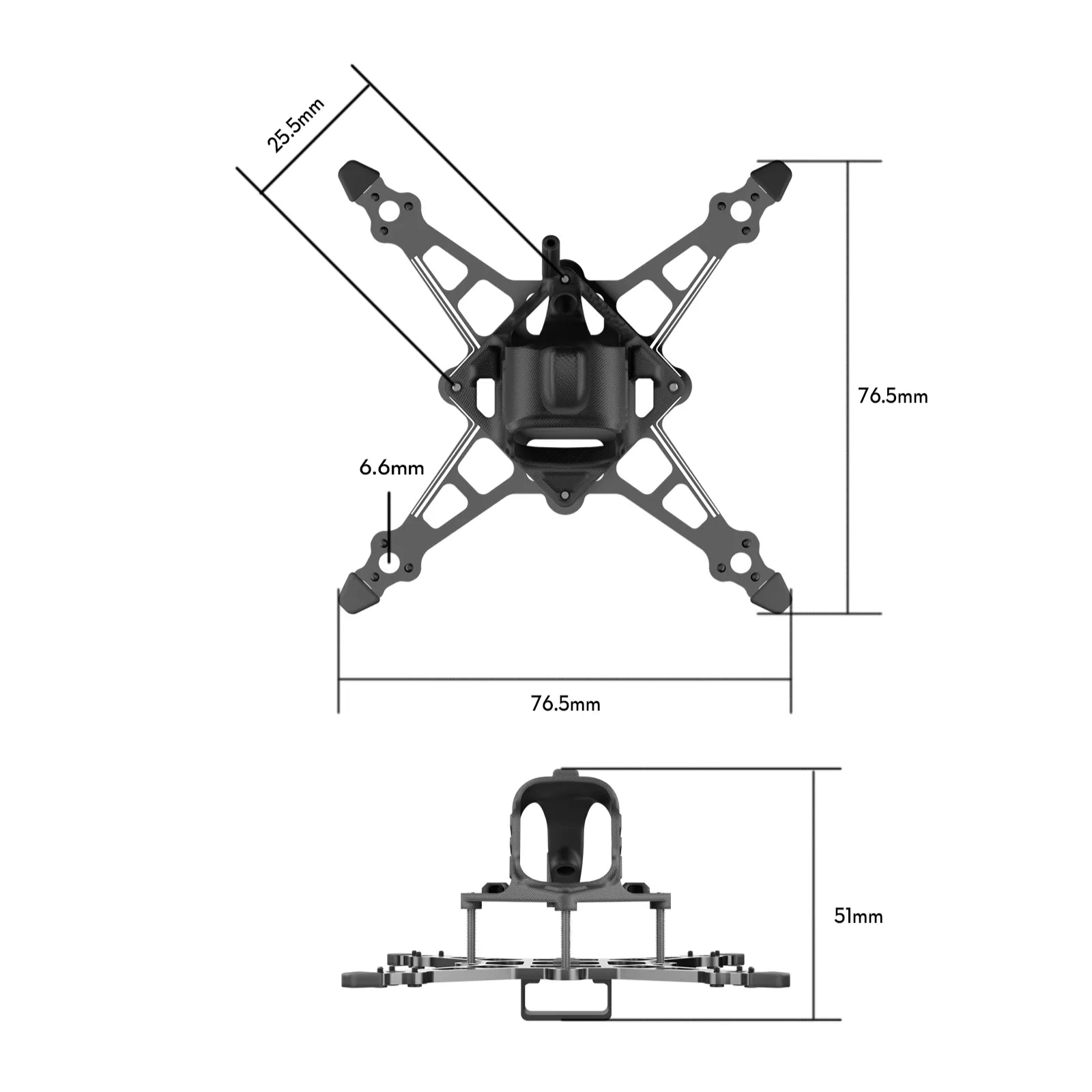 Flywoo - Firefly18 1S Nano Baby V3 Frame Kit