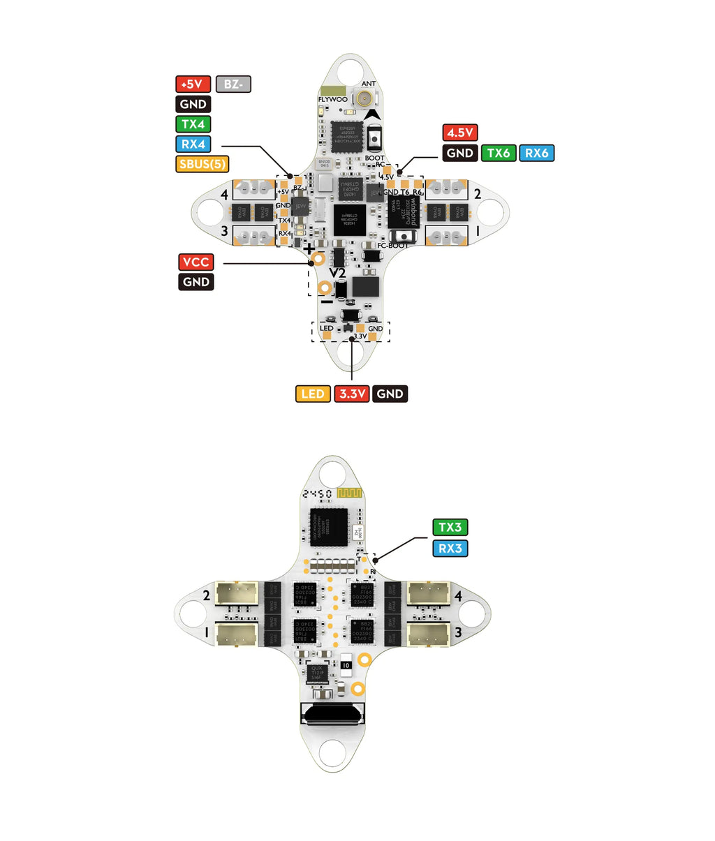 GOKU F405 HD 1S 5A ELRS AIO V2.0 For DJI O4 / walksnail / HDZero