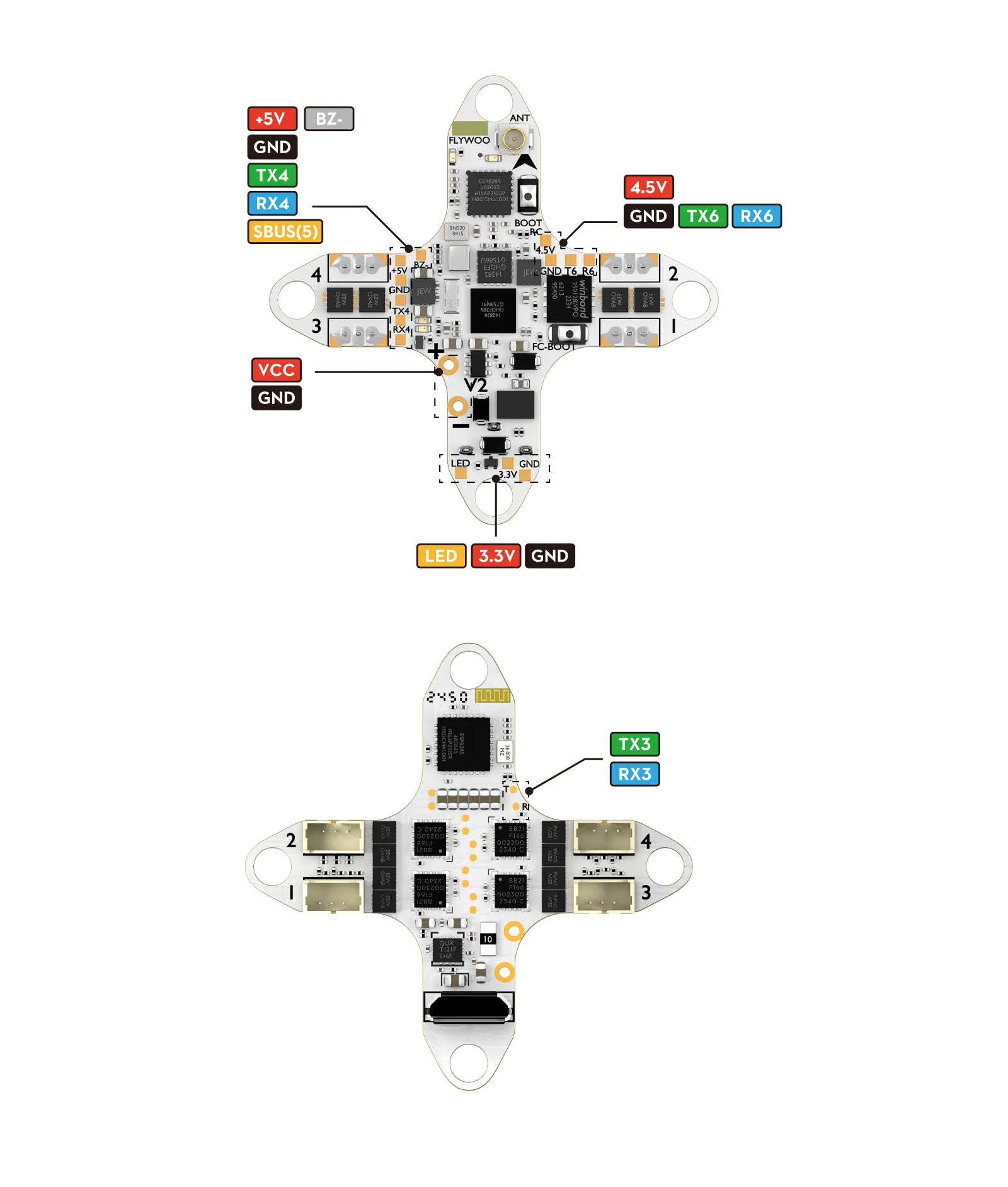 GOKU F405 HD 1S 5A ELRS AIO V2.0 For DJI O4 / walksnail / HDZero