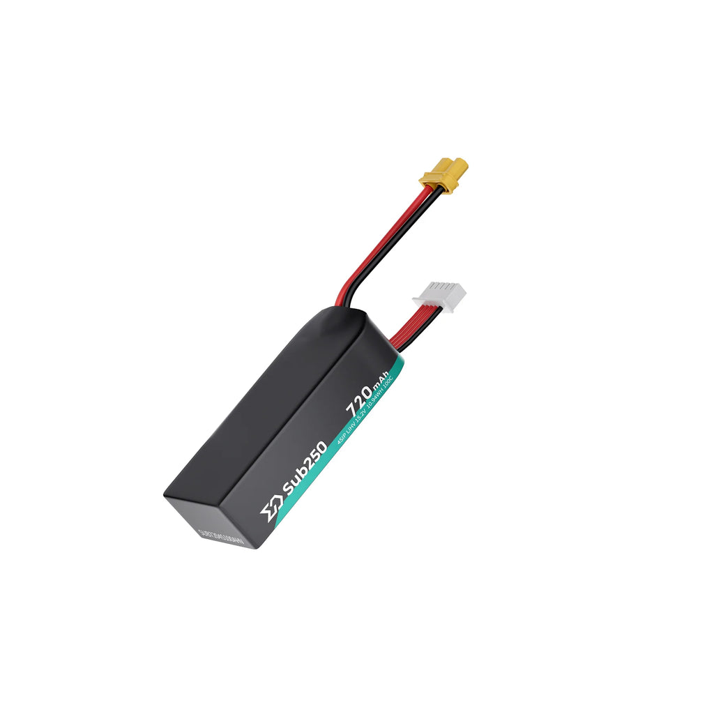 Sub250 4S 720mAh 100C Battery for Sub250 Dollyfly25 or Flywoo Explorer LR 4