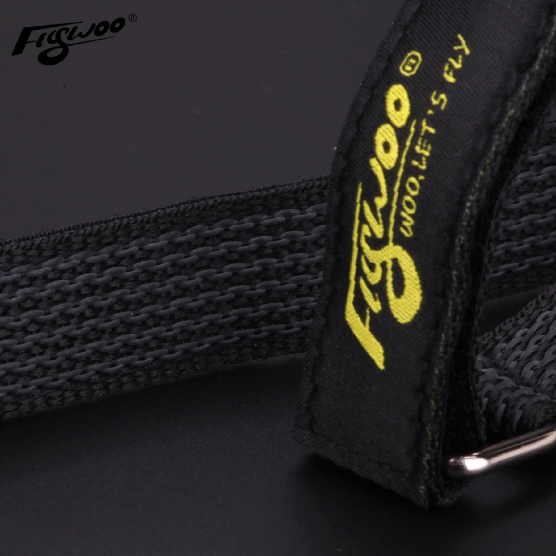 2pcs FLYWOO Kevlar Battery Strap w/ Woven Rubber Grip & Metal Buckle - 20mmx200\20mmX250