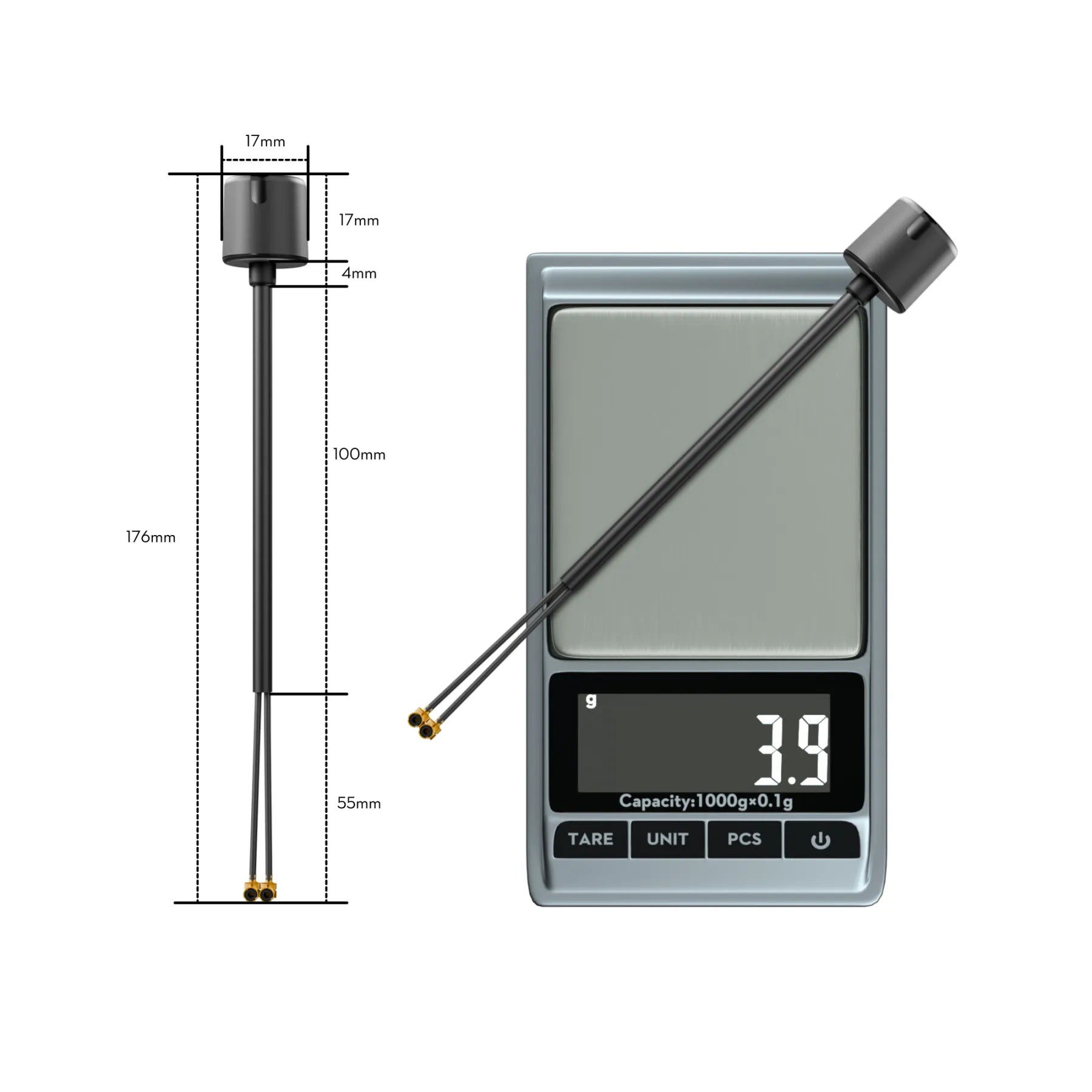 Flywoo Bipolar Dual-Band O3 / O4 PRO Antenna V2 Dual 5.8Ghz/2.4Gh