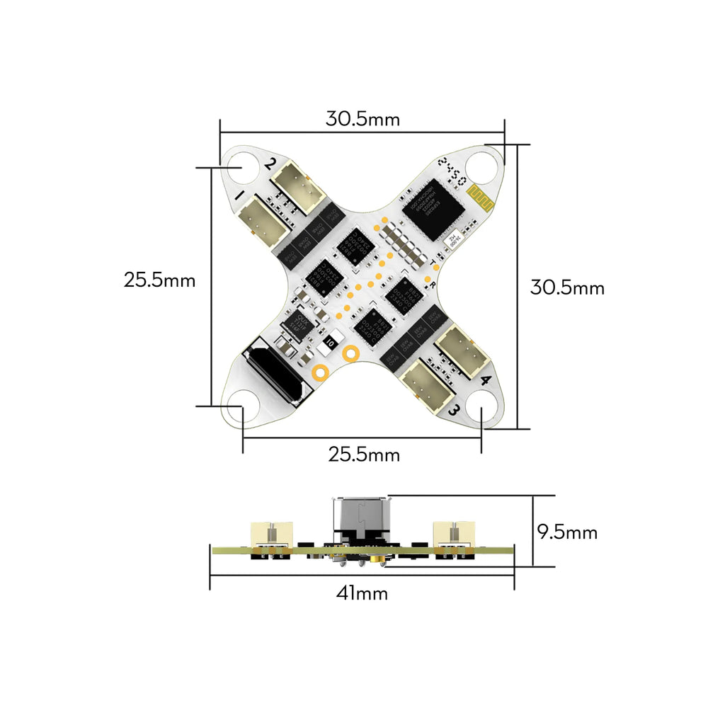 GOKU F405 HD 1S 5A ELRS AIO V2.0 For DJI O4 / walksnail / HDZero