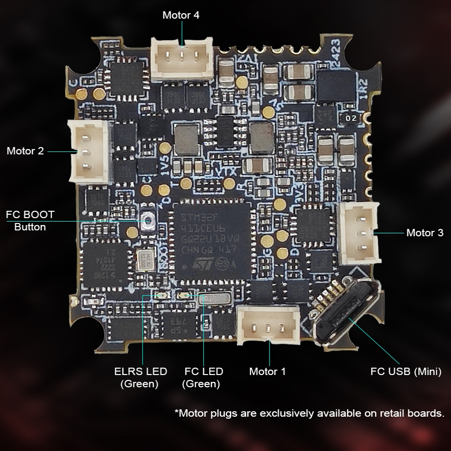 HDZero AIO5 - All in 1 HDZero 1S Whoop Flight Controller