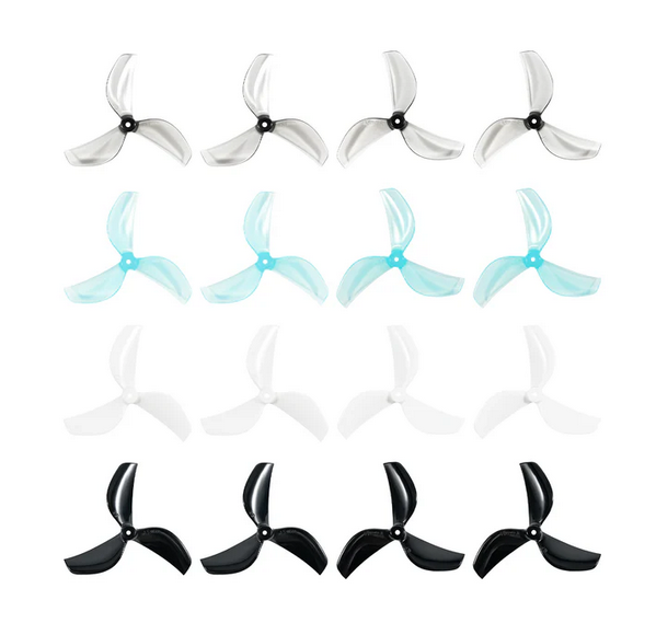 Hélices Gemfan de 45 mm y 3 palas (eje de 1,5 mm, 4 unidades)