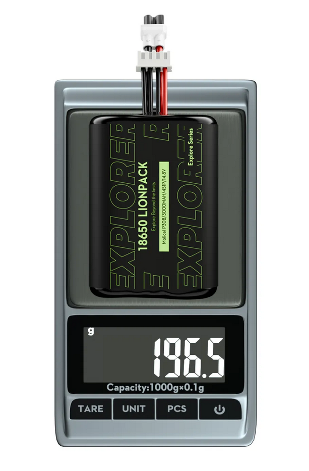 Batería Flywoo Explorer Molicell P30B 18650 4S1P de 3000 mAh Lionpack 