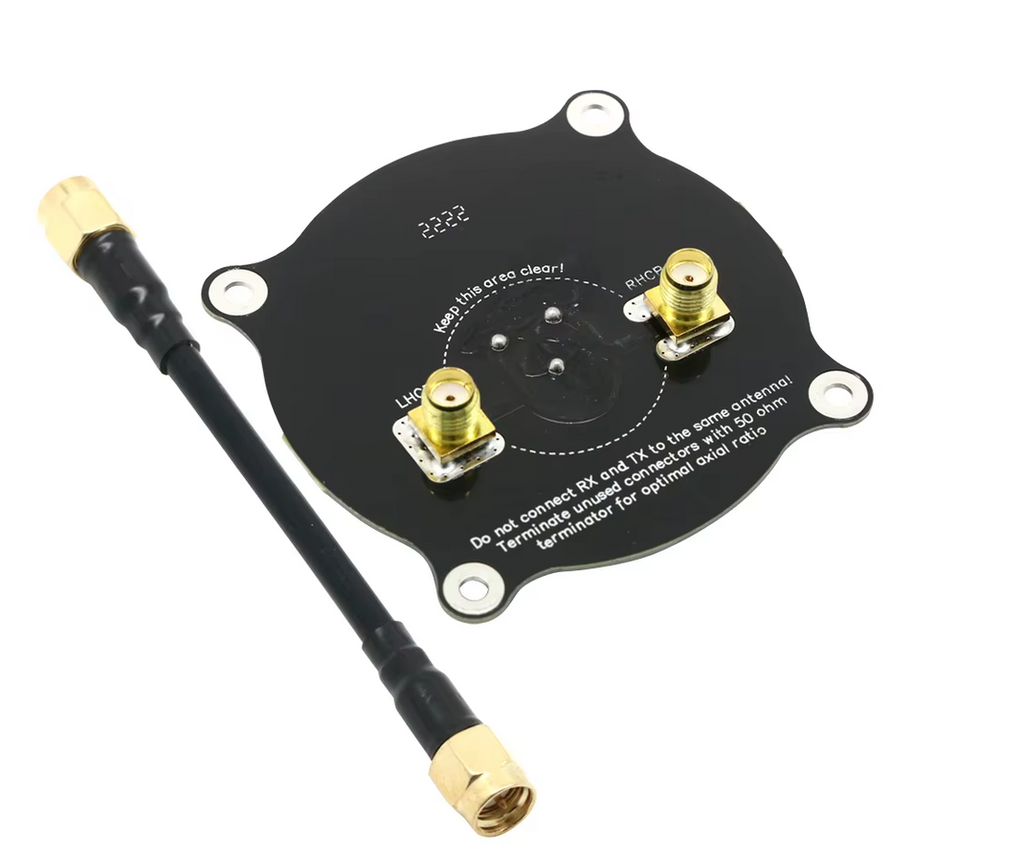 Triple Feed Patch 5.8G 5dBi patch antenna - RP-SMA
