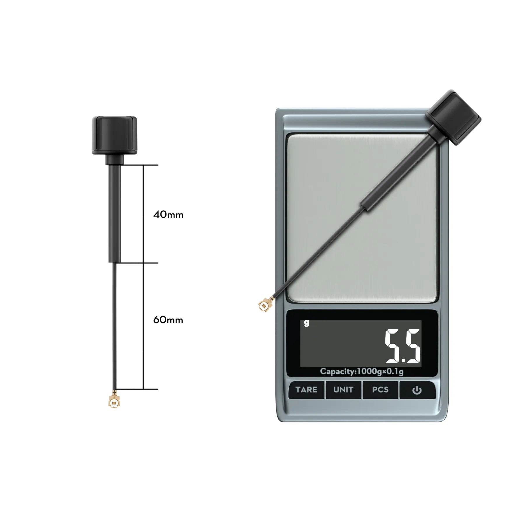 Flywoo LDS 5.8GHz UFL Antenna -LHCP