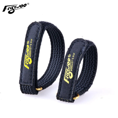 2pcs FLYWOO Kevlar Battery Strap w/ Woven Rubber Grip & Metal Buckle - 15mmx200\15mmX250