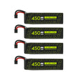 Flywoo - 4pcs Explorer 1S 450mAh HV V2 A30 Plug