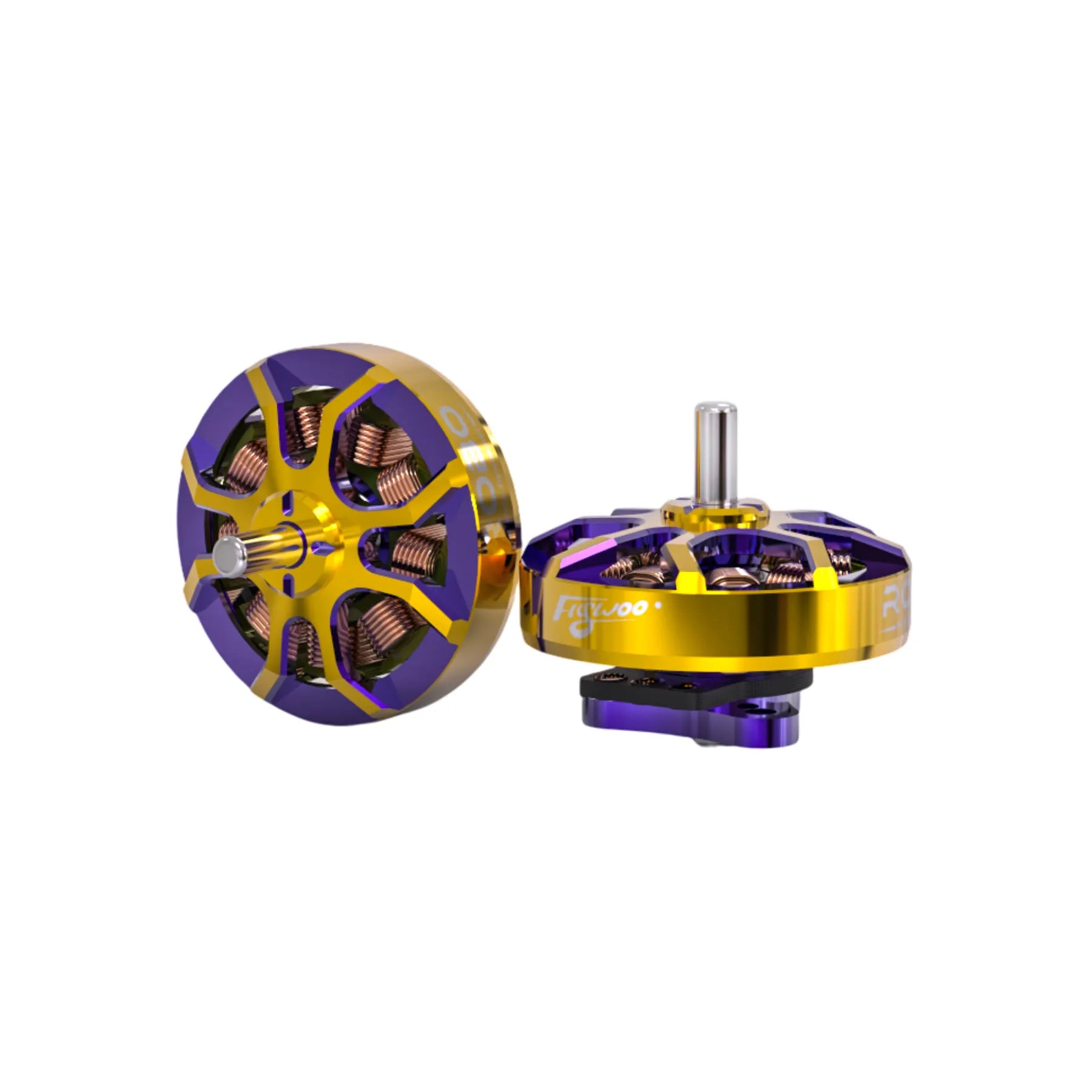 Flywoo - ROBO 1002 19800KV / 23500KV Fpv Motor Gold/Purple (New Version)