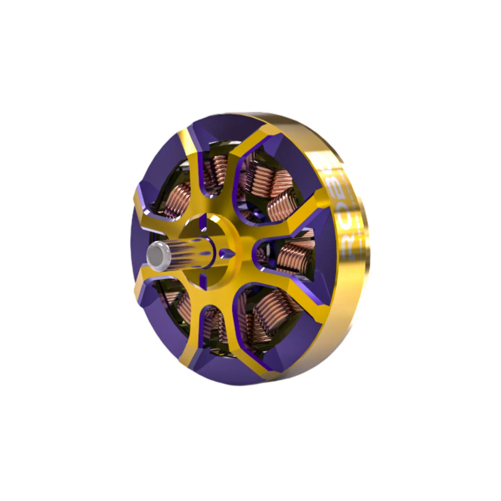 Flywoo - ROBO 1002 19800KV / 23500KV Fpv Motor Gold/Purple (New Version)