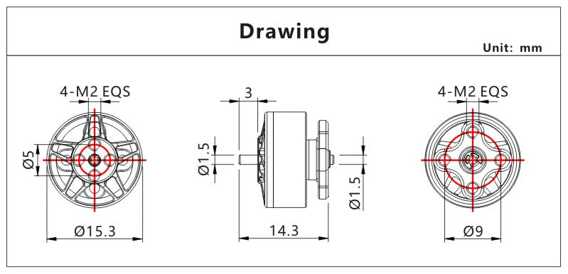 VCI SPARK 1204 5600KV Motors (2pcs/pack)